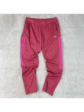 Adidas Tiro Track Pants Pink Tapered 3-Stripe Primegreen Athletic Size L Soccer